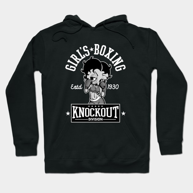 BETTY BOOP BOXING Hoodie by KERZILLA